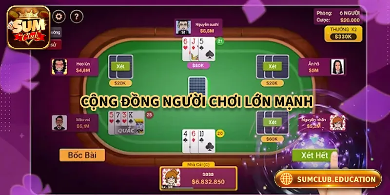 Cộng đồng người chơi lớn mạnh